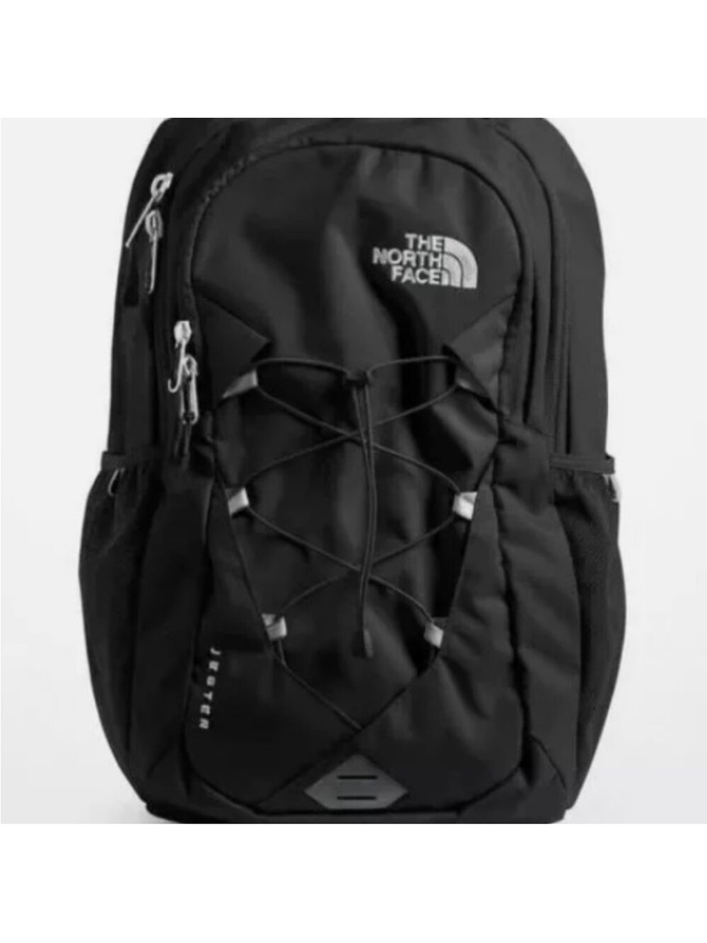 The North Face Black Everyday Backpack with Bungee Front